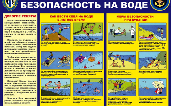 Памятка для детей и родителей по безопасности на воде!